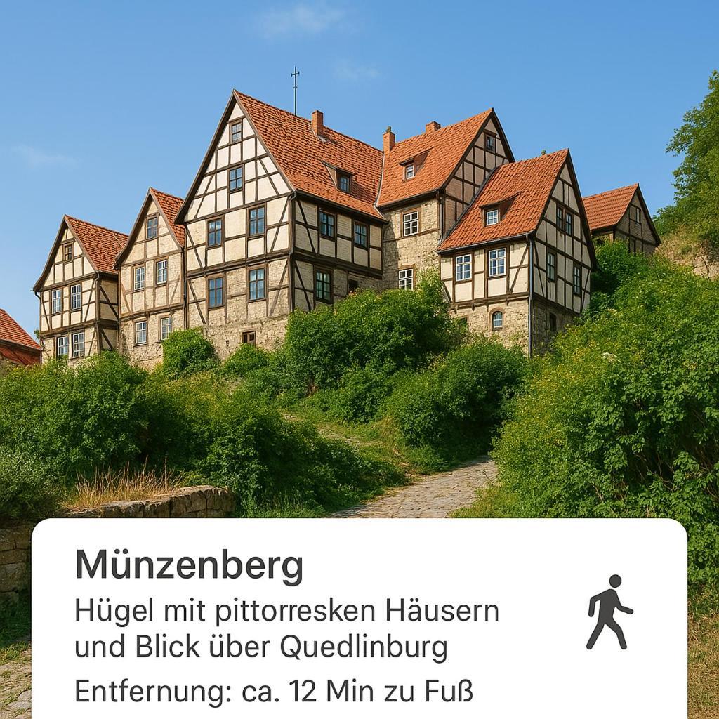 Harzer Fachwerkstube Quedlinburg Leilighet Eksteriør bilde